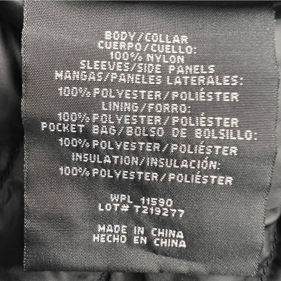 NWT 32 Degrees Semi-Fitted Lightweight Mixed Media Black Jacket Size L Women’s - Picture 6 of 6